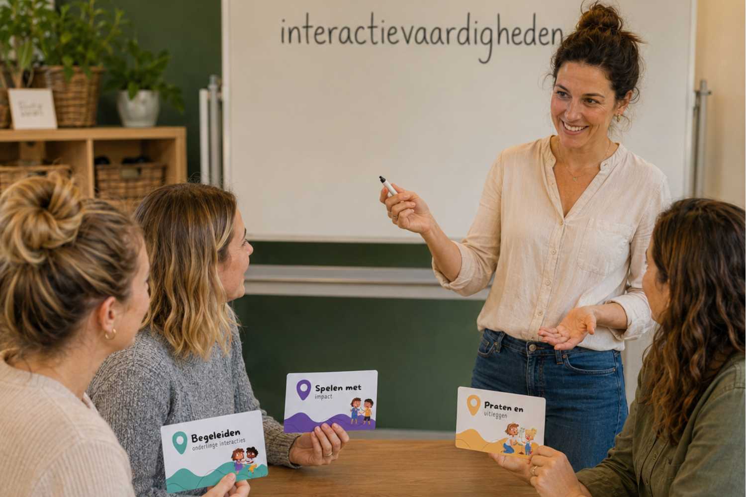 pedagogisch handelen verbeteren tijdens teamoverleg met kaartenset
